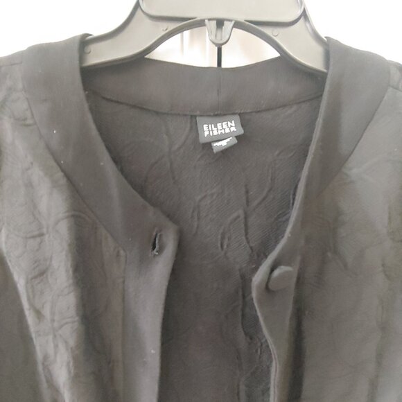 Eileen Fisher Open Front Cardigan Womens Sweater medium Wool Blend - Picture 5 of 5